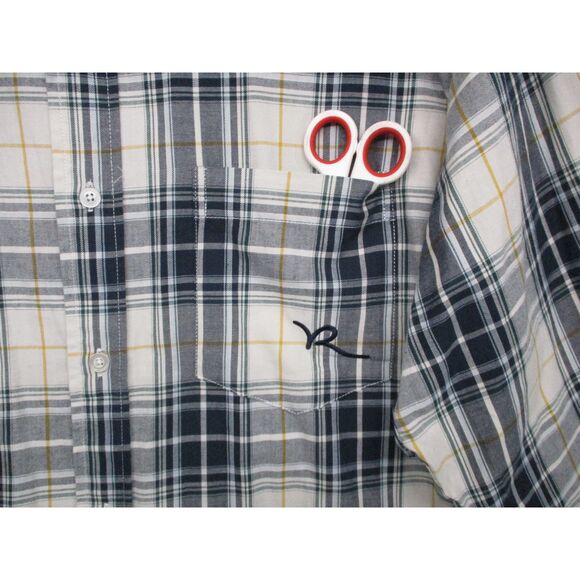 Rocawear Multicolor Casual Plaid Button Up Shirt Mens Size Extra Large - Picture 5 of 10